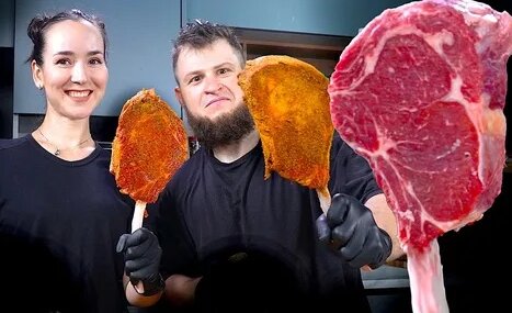 Как выглядит жена ванзая Ванзай Веганскии СТЕИ К vs Мясной СТЕИ К - смотреть онлайн в поиске Яндекса по В