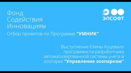 Разработчик "Элсофт" на конкурсном отборе по программе УМНИК
