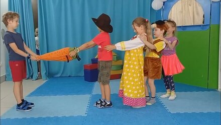 Сказка "Репка",показана ребятами летней смены