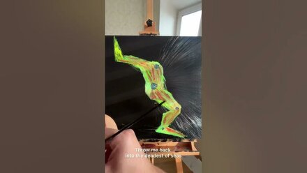 Пишу абстракцию Bright Running, картина #13 #art #abstractart #painting