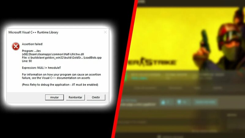 Octubre Nuevo Error | CS 1.6 Steam | Microsoft Visual C++ Runtime ...