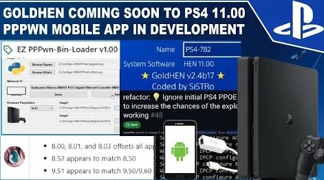 PS4 Jailbreak News | GoldHEN PS4 11.00 Soon, PPPwn Android App, EZ ...