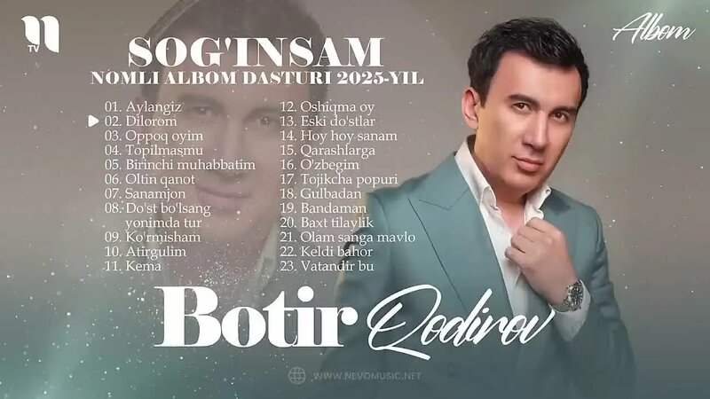Botir Qodirov 2025 Qushiqlar toʻplami — Видео от Music uz - Смотреть ...
