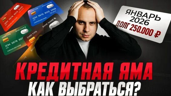 Как выбраться из Долговой ЯМЫ? Пошаговая система выхода из кредитов — Видео от Артём Ва...