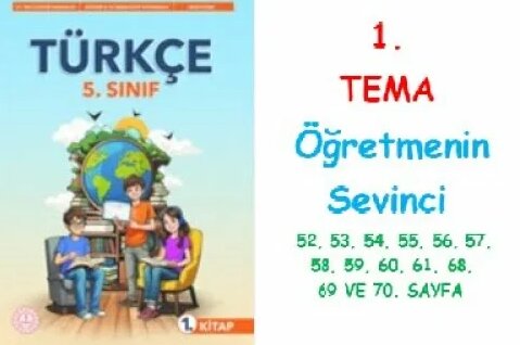 5TH Grade Turkish Coursebook MEB Publications 1ST Theme GAME World ...