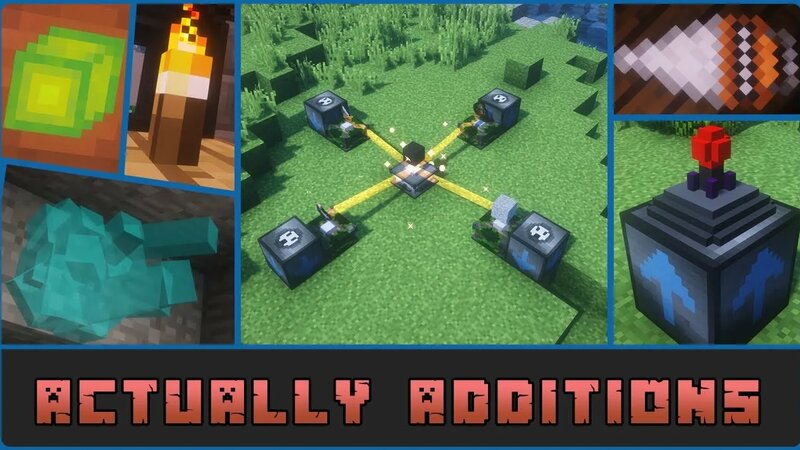 Minecraft - Actually Additions Mod Showcase [1.12.2] - Смотреть онлайн ...