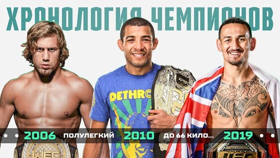 224 - Хронология Чемпионов UFC в Полулегком Весе — Видео от NOT YouTube