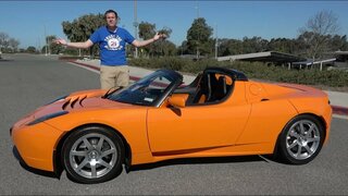 Tesla Roadster 2008 года - это крутая Tesla до того как Tesla стала крутой