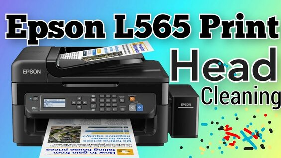 Epson L565 print head cleaning... #epson #printer_head_cleaning ...