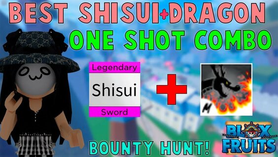 Best Fruit Quake + Death Step One shot combo』Bounty Hunt l Roblox, Blox  fruits update 17