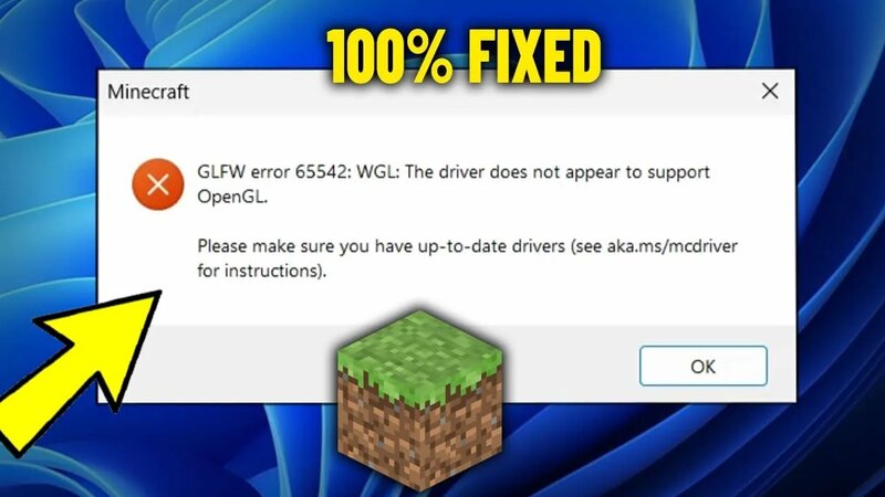 GLFW error 65542 / 65543 WGL The driver does not appear to support ...