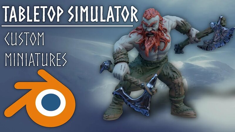 Tabletop Simulator Custom Miniature Blender Tutorial - Смотреть онлайн ...