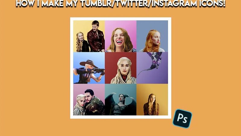 How I Make My Tumblr Icons!! | Tumblr Icon Tutorial