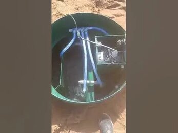 Монтаж септика Итал Антей 4