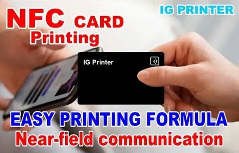 NFC CARD - EASY Printing Formula - Near-field communication - IG ...