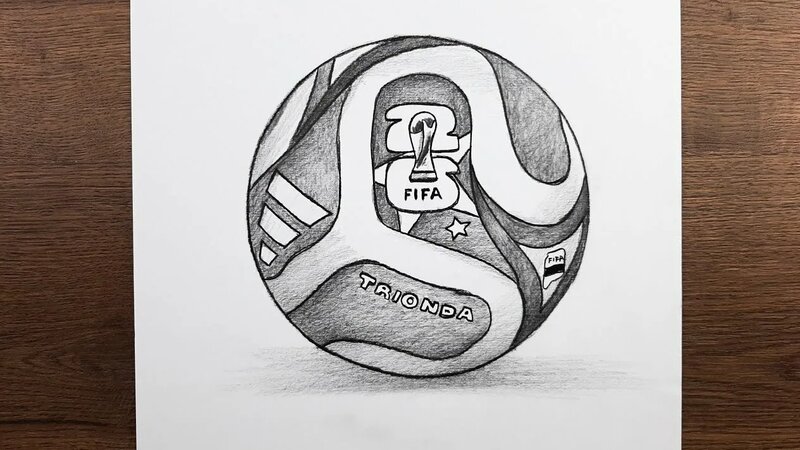 How to draw the 2026 FIFA World Cup ball - 2026 Trionda - Step-by-step ...