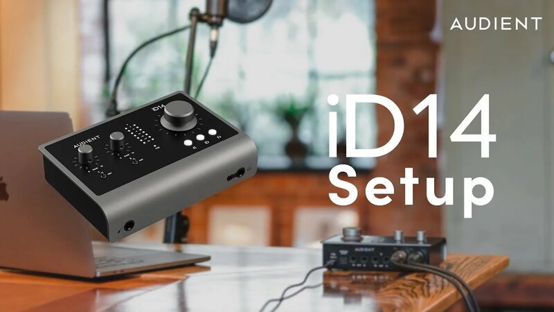 How to set up an Audient iD14 MkII Audio Interface - Смотреть онлайн в ...