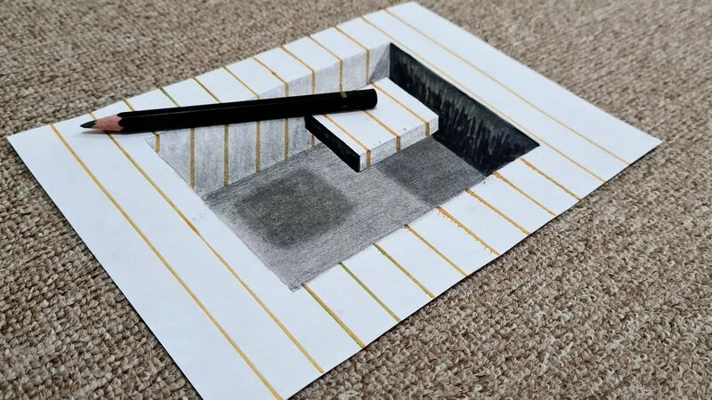 easy 3d drawing kolay 3d çizim basit 3 boyutlu çizimler - Yandex Video ...
