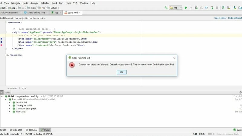 How To Fix "cannot run program git.exe createprocess error=2" In ...