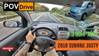 2010 Subaru Justy 1.3 90hp AWD | POV Test Drive