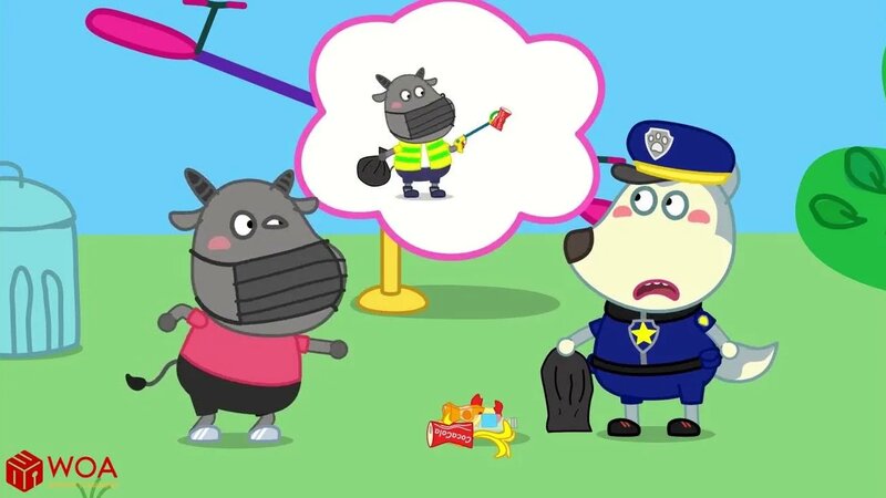 Wolfoo Wants to Be Police Since Childhood | Dream Jobs of Kids | Wolfoo ...