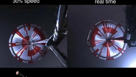 Высадка Perseverance на Марс — Видео от TechInsider