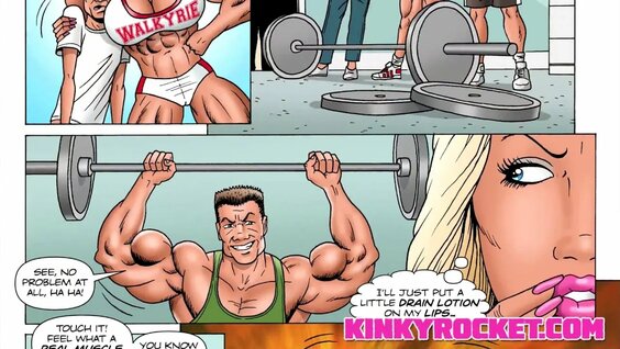 Female Muscle Growth Comics