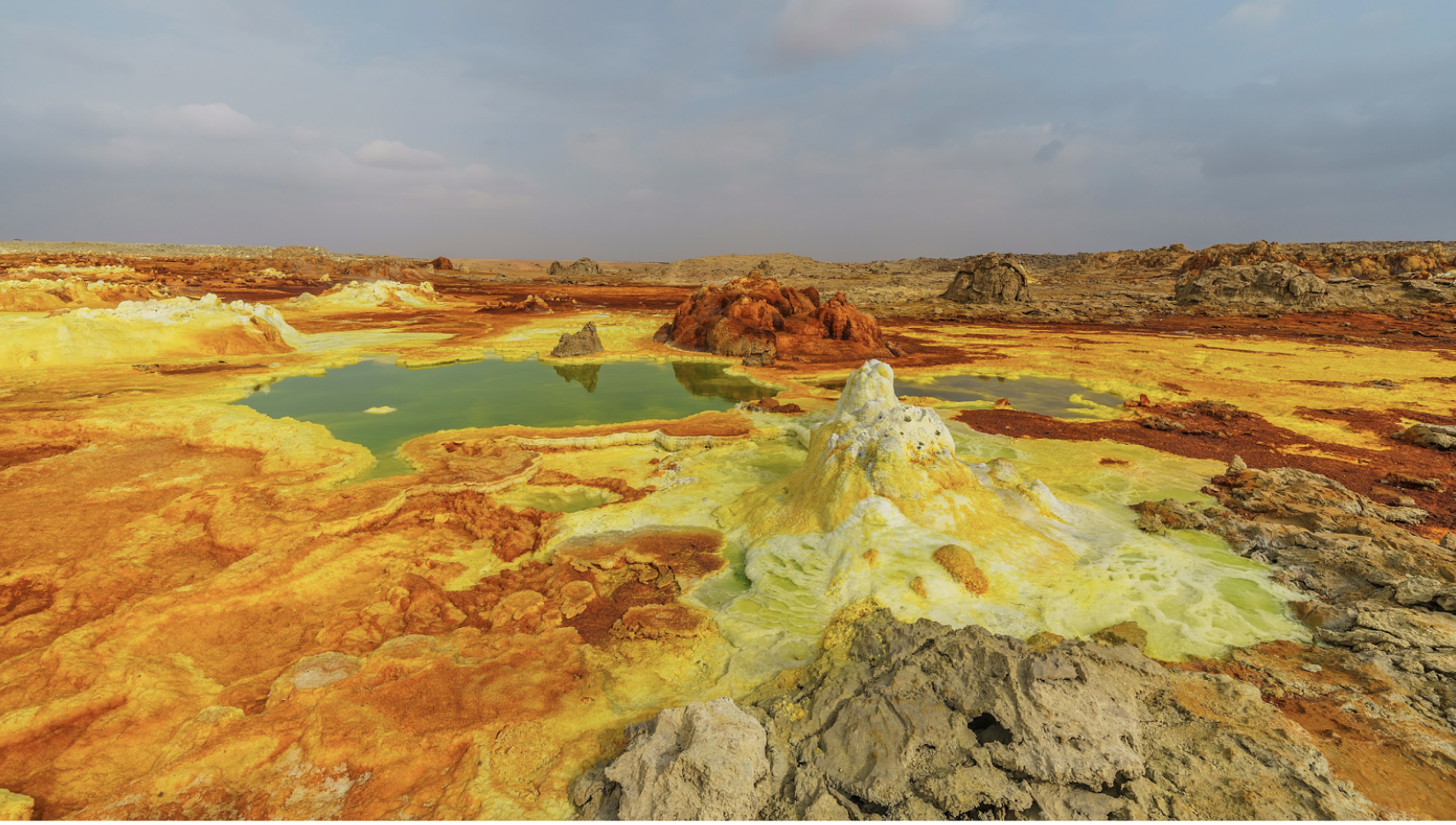 The Dallol volcano. Image by A. Savin