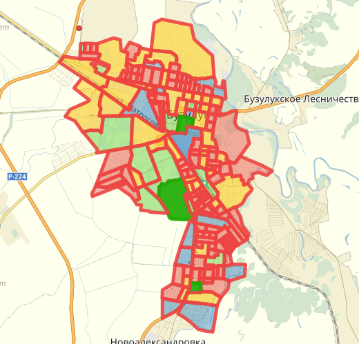 Гугл карта бузулук оренбургская область