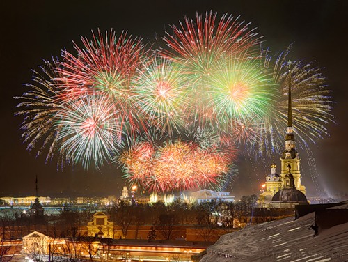 Празднование Нового Года 2011 в Санкт - Петербурге