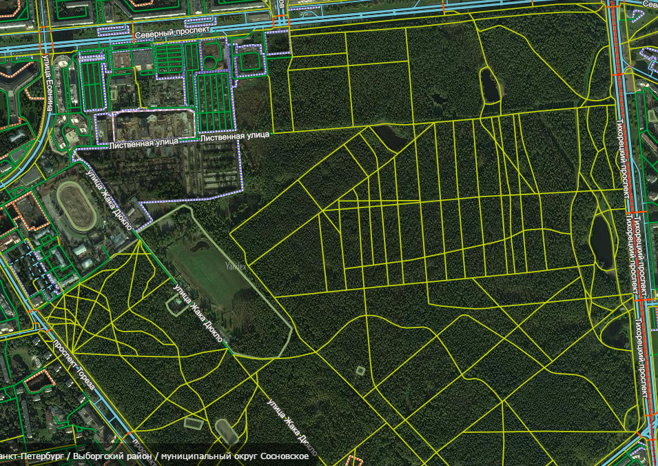 План парка сосновка в санкт петербурге официальный сайт