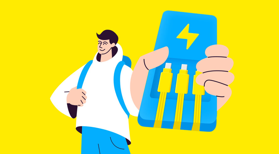 В Яндекс Go появилась аренда пауэрбанков «Бери заряд»