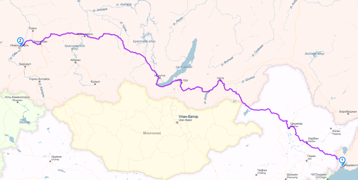 Карта красноярск построить маршрут