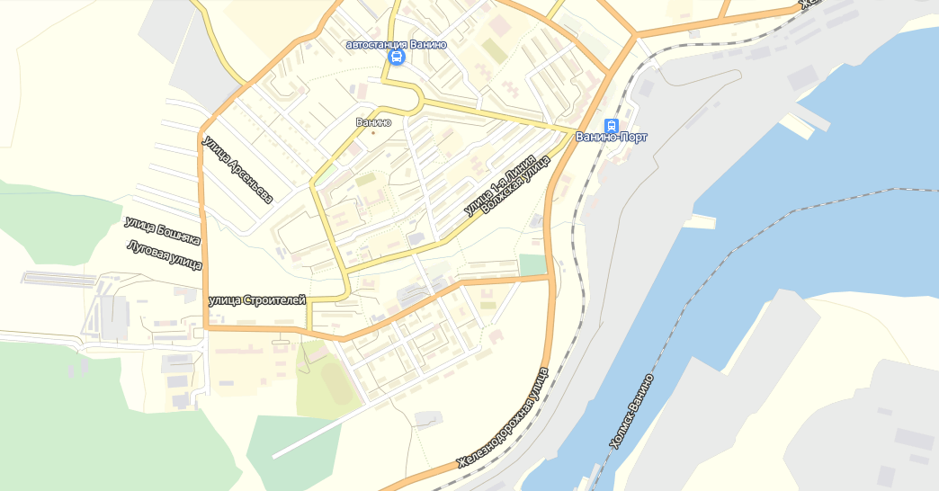 Карта ванино с улицами и номерами домов со спутника