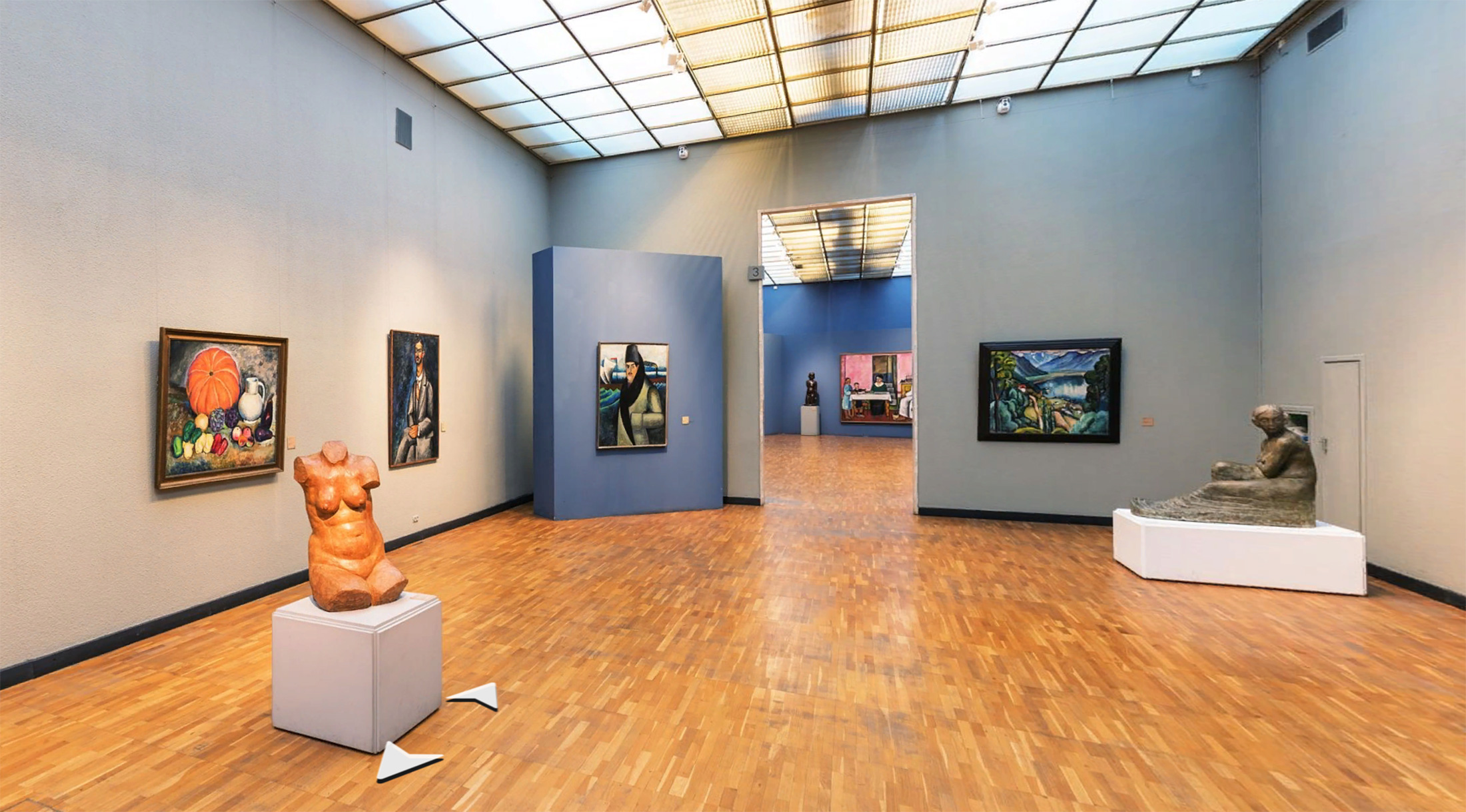 Все залы Третьяковской галереи на Яндексе