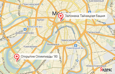 Карта района хамовники в москве