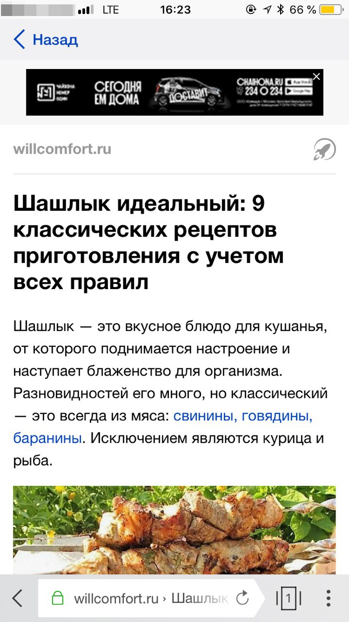как выглядит Турбо-страница Яндекса