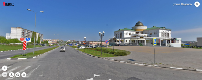 Карта белгорода с панорамой улиц