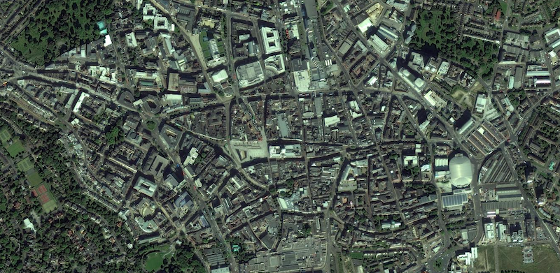 Спутниковая карта 1984 года