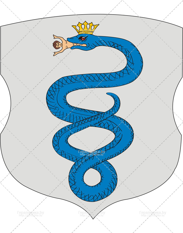 Герб с изображением змеи