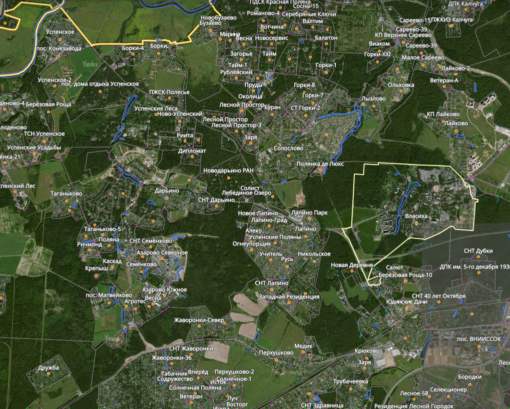 Викимапия карта калужской области