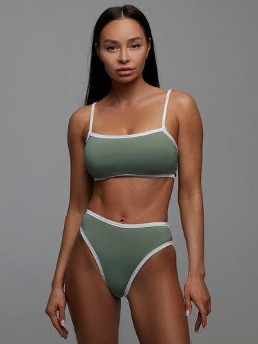Топ от купальника Ease Olive – Идеальная посадка