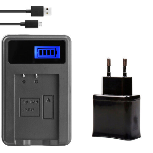 Зарядное устройство LP-E17 USB с адаптером для Canon R8