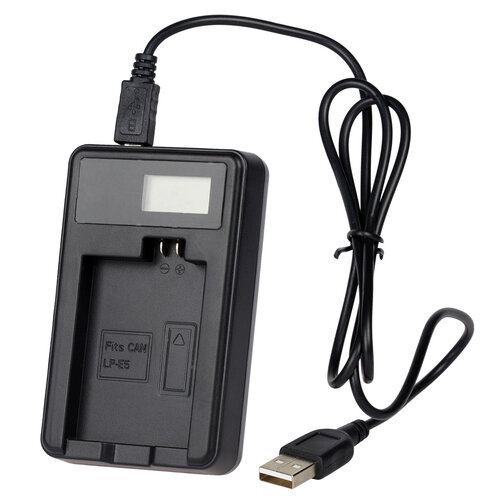 Зарядное устройство LP-E5 USB с адаптером для Canon 450D