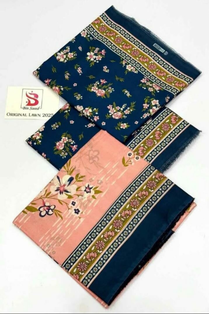 Beautiful Bin saeed 3 pcs lawn suit