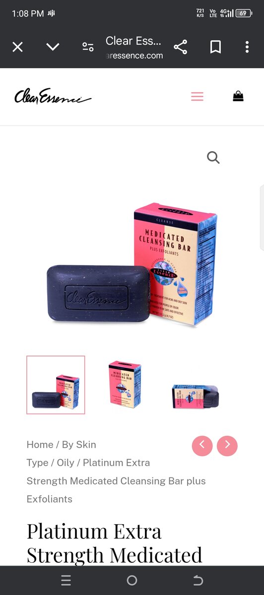 Cleanse Medicated Cleansing Bar - Oily & Acne Treatment