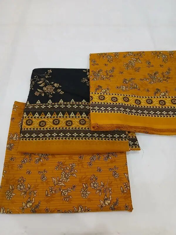 3 piece cotton suit