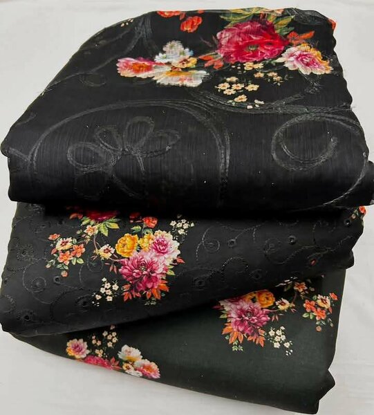 Printed lawn suit