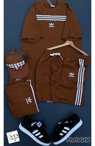 Ensemble sportif Adidas marron