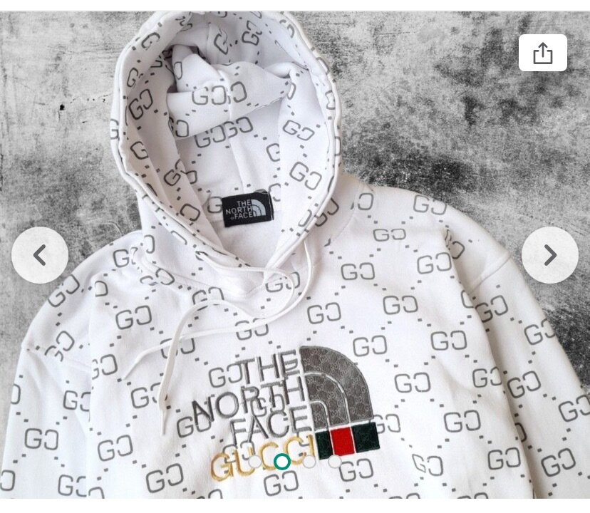 Hoodie The North Face Gucci